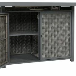 Signature Design By Ashley® Palazzo - Gray - Rect Bar Table W/fire Pit Tables