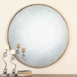 Cheapest ๐ Uttermost Junius Round Gold Mirror ๐ 8 Uttermost Junius Round Gold Mirror