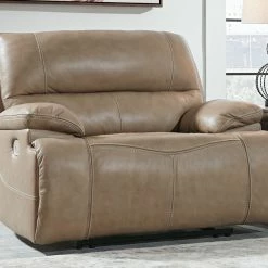 Ashley Furniture Ricmen - Wide Seat Power Recliner