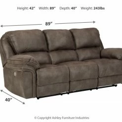 Outlet 👏 Ashley Furniture Reclining Furniture Trementon - Graphite - Reclining Power Sofa 🛒 19 Ashley Furniture Reclining Furniture Trementon - Graphite - Reclining Power Sofa