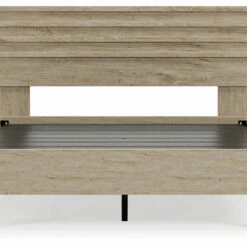 Signature Design By Ashley® Oliah - Natural - Queen Panel Platform Bed