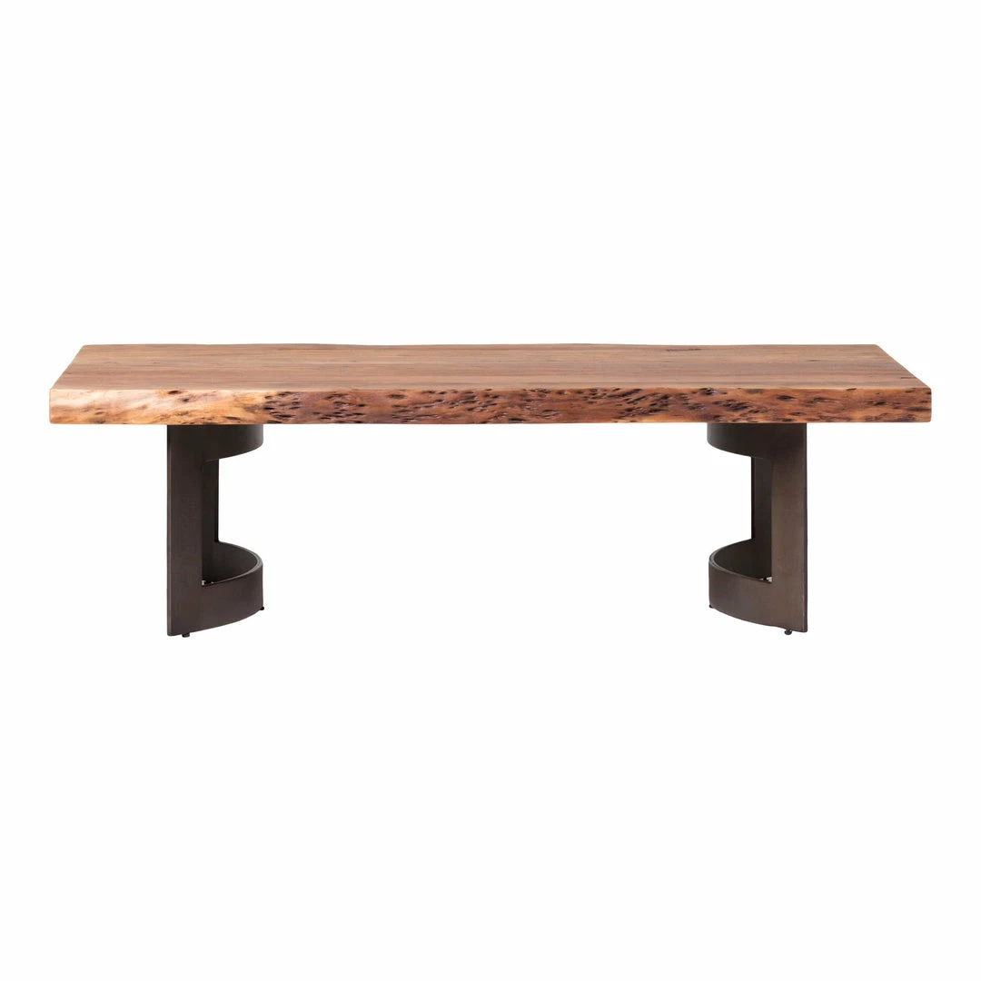 New 😀 Moe's Home Collection Tables Bent Coffee Table Smoked 💯 3 Moe's Home Collection Tables Bent Coffee Table Smoked
