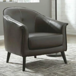 Ashley Furniture Brickham - Dark Brown - Accent Chair