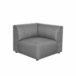Moe's Home Collection Chairs Lyric Corner Chair Grey