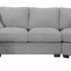 Emerald Home Analiese Sectional Linen Gray Sectionals