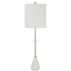 Uttermost Chantilly Modern White Buffet Lamp