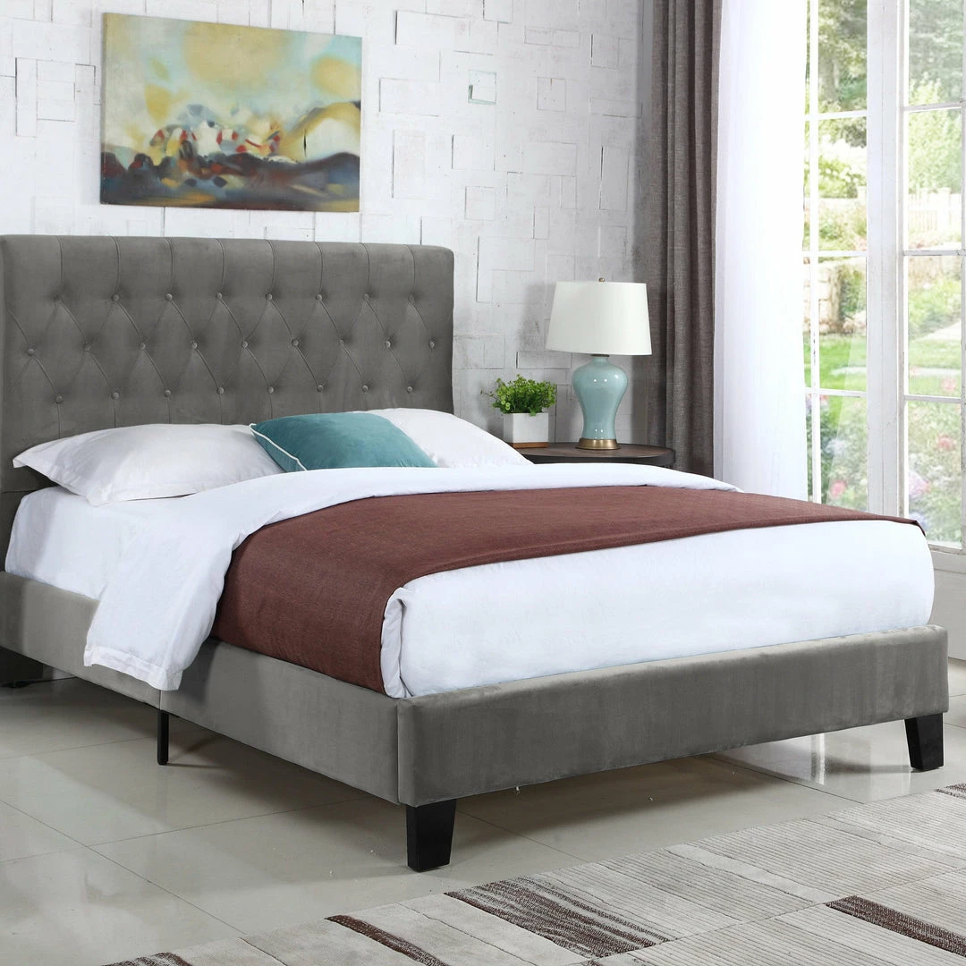 Wholesale ✨ Emerald Home Amelia Queen Upholsterd Bed Beds 👏 4 Emerald Home Amelia Queen Upholsterd Bed Beds