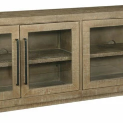 Ashley Furniture Waltleigh - Distressed Brown - Accent Cabinet Cabinets