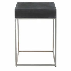 Tables Uttermost Jase Black Concrete Accent Table