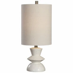 Accessories Uttermost Stevens Bleached Wood Buffet Lamp