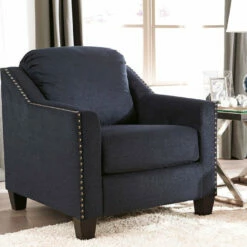 Benchcraft® Creeal Heights - Ink - 2 Pc. - Chair With Ottoman Chair & Ottoman Sets