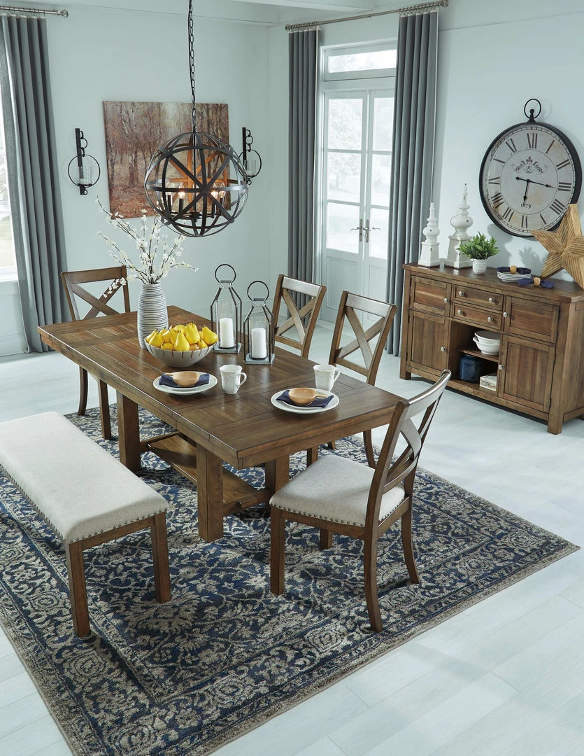 Brand new 💯 Ashley Furniture Tables Moriville - Grayish Brown - Rect Dining Room Ext Table ⌛ 11 Ashley Furniture Tables Moriville - Grayish Brown - Rect Dining Room Ext Table