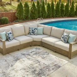 Signature Design By Ashley® Silo Point - Brown - 6 Pc. - Lounge Set Outdoor Sets
