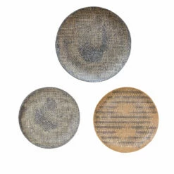 Uttermost Gaia Stone Plate Wall Decor S/3 Accessories