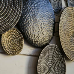 Ashley Furniture Emsley - Metallic / Black / Gray - Wall Decor Accessories