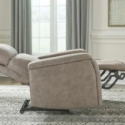 Ashley Furniture Rowlett - Fog - Pwr Recliner/adj Headrest