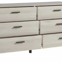Ashley Furniture Socalle - Light Natural - Six Drawer Dresser Dressers