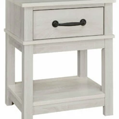 Signature Design By Ashley® Dorrinson - White - One Drawer Night Stand