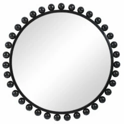 Uttermost Cyra Black Round Mirror Accessories