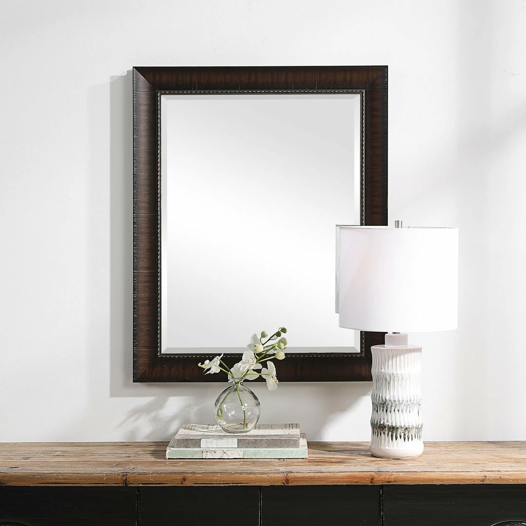 Best Sale ๐ Accessories Uttermost Wythe Burnished Wood Mirror ๐ฅ 8 Accessories Uttermost Wythe Burnished Wood Mirror