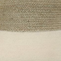 Ashley Furniture Sweed - Natural/white - Pouf - Rectangular