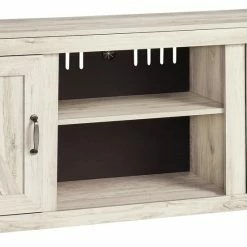Ashley Furniture TV Stands Bellaby - Whitewash - Lg Tv Stand W/fireplace Option - Small