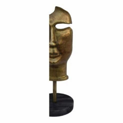 Best Pirce ✨ Moe's Home Collection Golden Mask On Stand Table Decor 😀 11 Moe's Home Collection Golden Mask On Stand Table Decor