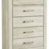 Hot Sale ๐ Ashley Furniture Bellaby - Whitewash - Five Drawer Chest Chests ๐ 1 Ashley Furniture Bellaby - Whitewash - Five Drawer Chest Chests