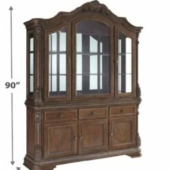 Signature Design By Ashley® Charmond - Dark Brown - China Cabinet Cabinets