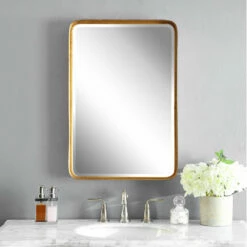 Accessories Uttermost Crofton Antique Gold Mirror