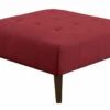 Emerald Home Ottomans Binetti Ottoman, Brick Red