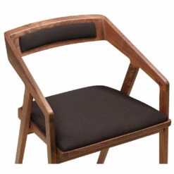 Moe's Home Collection Chairs Padma Arm Chair Black