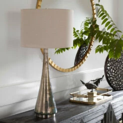 Uttermost Contour Metallic Glass Table Lamp Accessories
