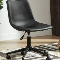 Signature Design By Ashley® Arlenbry - Gray - L-Desk With Storage, Bookcase, Swivel Desk Chair Home Office Sets