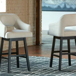 Ashley Furniture Stools Tallenger - Dark Ultimate Best In Class UPH Swivel Barstool (2/CN)