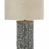 Hot Sale 😀 Ashley Furniture Dayo - Gray/gold Finish - Metal Table Lamp (1/cn) ❤️ 2 Ashley Furniture Dayo - Gray/gold Finish - Metal Table Lamp (1/cn)