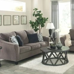 Ashley Furniture Nemoli - Slate - Queen Sofa Sleeper Sofas