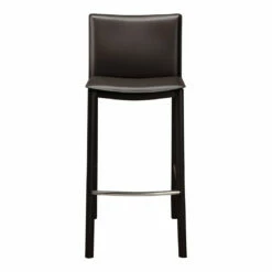 Moe's Home Collection Panca Counter Stool 26" Dark Brown