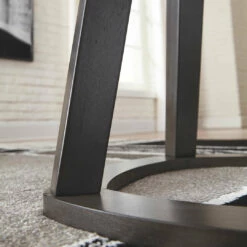 Ashley Furniture Luvoni - White/dark Charcoal Gray - Occasional Table Set (3/cn)