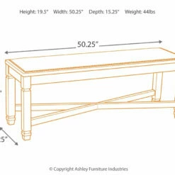 Best Pirce 😍 Ashley Furniture Bolanburg - Beige - Large Uph Dining Room Bench Benches 😀 20 Ashley Furniture Bolanburg - Beige - Large Uph Dining Room Bench Benches
