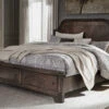 Signature Design By Ashley® Adinton - Brown - California King Panel Bed With 2 Storage Drawers Beds