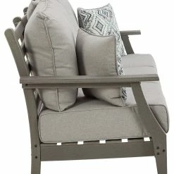 Signature Design By Ashley® Visola - Gray - Sofa With Cushion