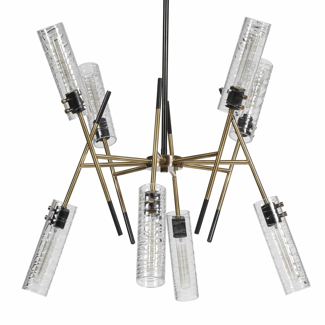 Flash Sale ❤️ Uttermost Telesto 8 Light Linear Pendant ⭐ 7 Uttermost Telesto 8 Light Linear Pendant