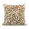 Moe's Home Collection Accessories Spotted Goat Fur Pillow Cream