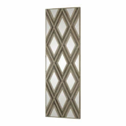 Uttermost Tahira Geometric Argyle Pattern Wall Mirror