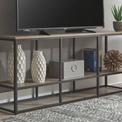 Ashley Furniture TV Stands Wadeworth - Brown/black - Extra Large Tv Stand