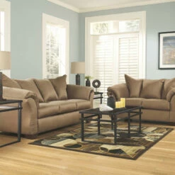 Ashley Furniture Darcy - Loveseat Contemporary - Stationary Loveseats