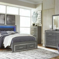 Signature Design By Ashley® Lodanna - Gray - Panel Bed
