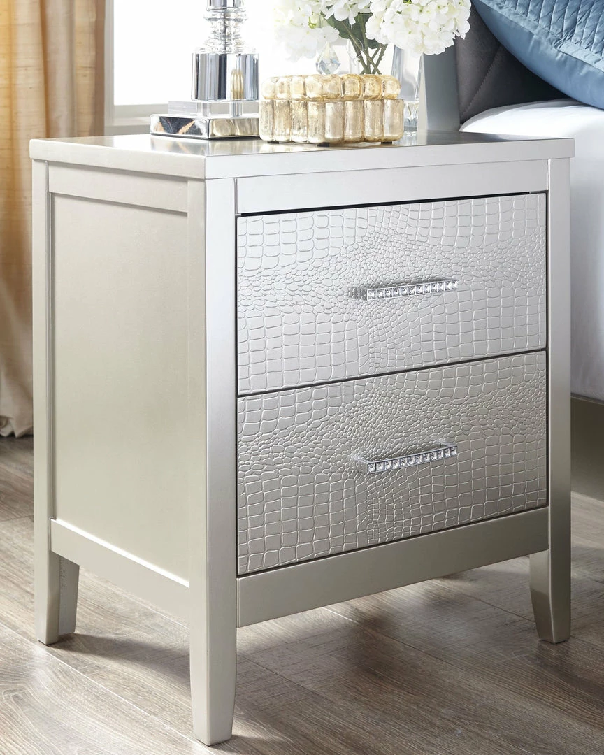 Best reviews of ⭐ Ashley Furniture Nightstands Olivet - Silver - Two Drawer Night Stand ✔️ 8 Ashley Furniture Nightstands Olivet - Silver - Two Drawer Night Stand