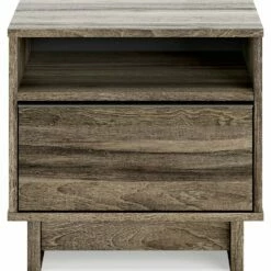 Signature Design By Ashley® Shallifer - Brown - One Drawer Night Stand Nightstands